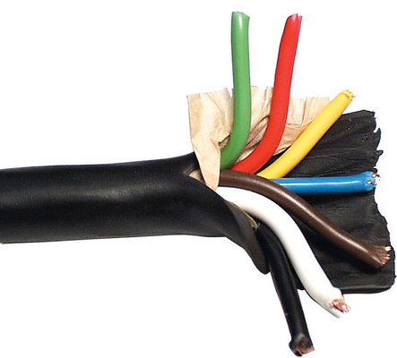 Cable automobile isolé à conducteur à câbles 14 ga pour la transmission du signal de la remorque