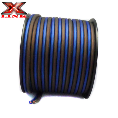 Cable de haut-parleur en cuivre OFC avec type de connecteur RCA et diamètre extérieur personnalisé
