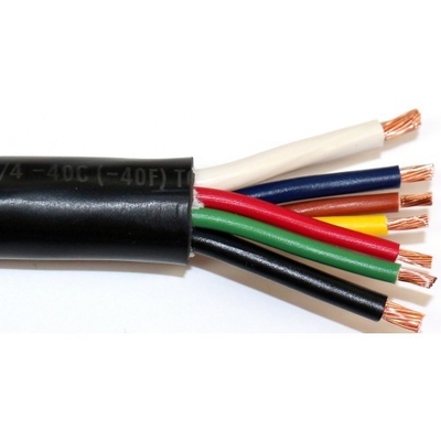 Cable de raccordement de lumière de remorque avec jaquette en PVC et conducteur en cuivre