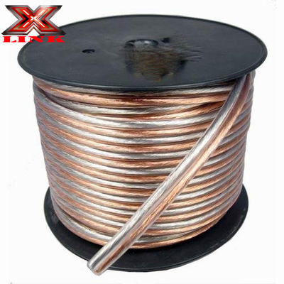 Cable de haut-parleur en cuivre OFC avec type de connecteur RCA et diamètre extérieur personnalisé