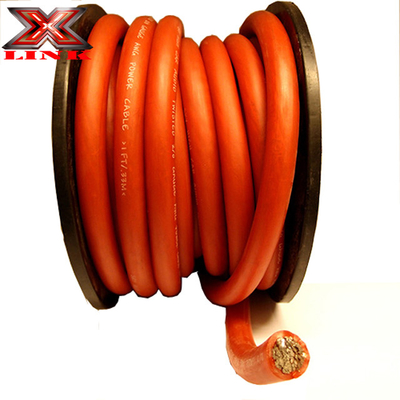 PVC Jacket 4 AWG OFC Fil d'alimentation audio pour voiture dans n'importe quelle couleur Conforme à la spécification américaine CEA-2015