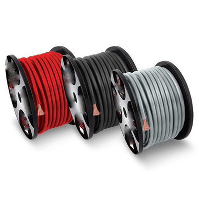 PVC Jacket 4 AWG OFC Fil d'alimentation audio pour voiture dans n'importe quelle couleur Conforme à la spécification américaine CEA-2015