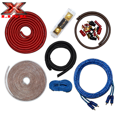 RCA Standard Wire Audio Car Cable Kit et le câblage de l'amplificateur de voiture Kit homme Femme