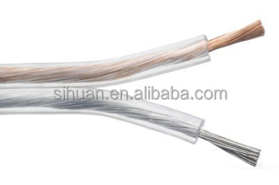 14/16 AWG Cable audio de voiture en cuivre câble haut-parleur haute transparence