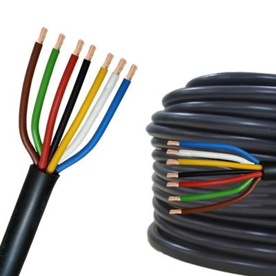 100% de cuivre conducteur intérieur fil de lumière de remorque pour le câble de lumière de remorque 7 couleurs cœurs