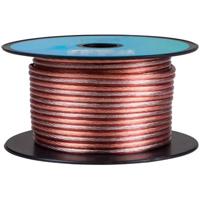 Connecteur en or haut de gamme haut-parleur flexible fil PVC non blindé