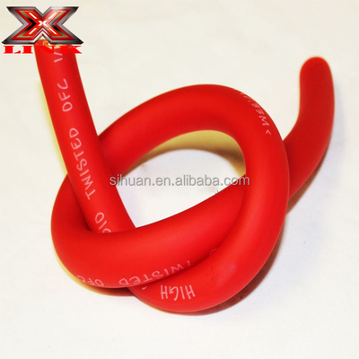 Vêtements à basse tension en PVC souple 0 2 4 6 8 AWG Matériau d'isolation de calibre PVC Amplificateur audio de voiture câble d'alimentation