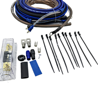 Amplificateur de puissance de la batterie de voiture Kit de câblage de l'amplificateur de voiture Couleur du câble pour améliorer l'apparence de votre voiture