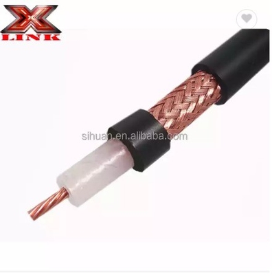 Cable de communication coaxial radio à faible perte de 50 Ohm RG213U