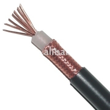 Cable coaxial de transmission longue distance RG213 avec isolation PE et conducteur de cuivre