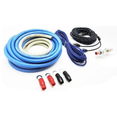 CCA/OFC 12V Spécification standard 4/8 Gauge Flexible Audio Power Amp Wiring Kit