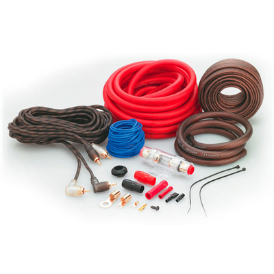 CCA/OFC 12V Spécification standard 4/8 Gauge Flexible Audio Power Amp Wiring Kit