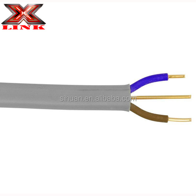 VDE 0281 câble de cuivre en filets de PVC matériau isolant TPS