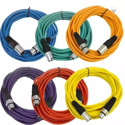 100% cuivre hautement flexible audio acoustique en vrac microphone câble instrument guitare DMX fil