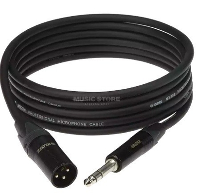 24AWG PVC Isolation XLR DMX câble pour microphones, stations radio et haut-parleurs