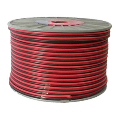 Jacket en PVC transparent flexible rouge noir haut-parleur à fils CCA pour l'audio de voiture