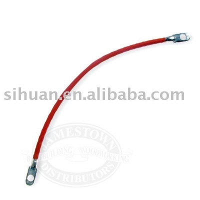 5/16" terminaux de bagages 12 pouces en conserve de cuivre batterie câble d'onduleur pour voiture camion RV solaire