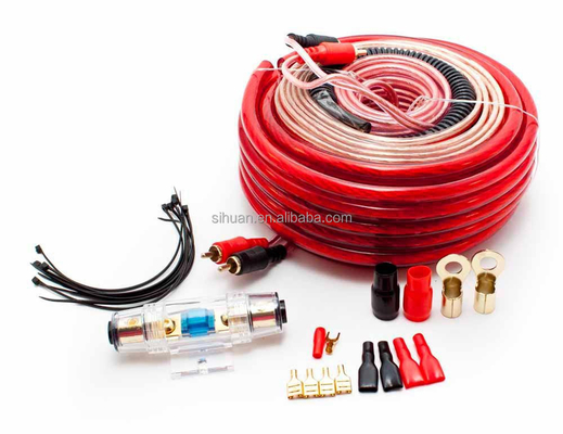 Kit d'installation de subwoofer de mise à niveau audio de voiture Cca KIT 8 Gauge