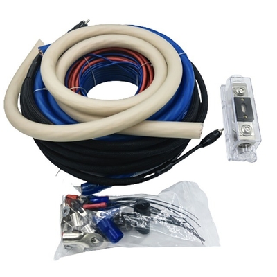 Kit de câblage de l'amplificateur de voiture de 4 gauges pour l'installation aérienne et les performances