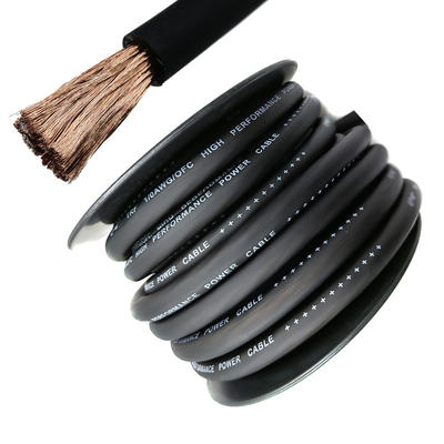 Cable d'alimentation d'amplificateur de voiture en PVC souple flexible avec conducteur en aluminium plaqué de cuivre