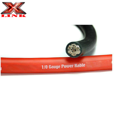 Jacket en PVC souple Super doux souple gelé 0ga câble d'alimentation d'amplificateur de voiture dans n'importe quelle couleur