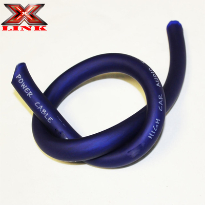 Jacket en PVC souple Super doux souple gelé 0ga câble d'alimentation d'amplificateur de voiture dans n'importe quelle couleur