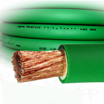 CCA Conducteur Voiture Audio Drain de puissance au sol Jacket en PVC transparent Top Flex 4 AWG