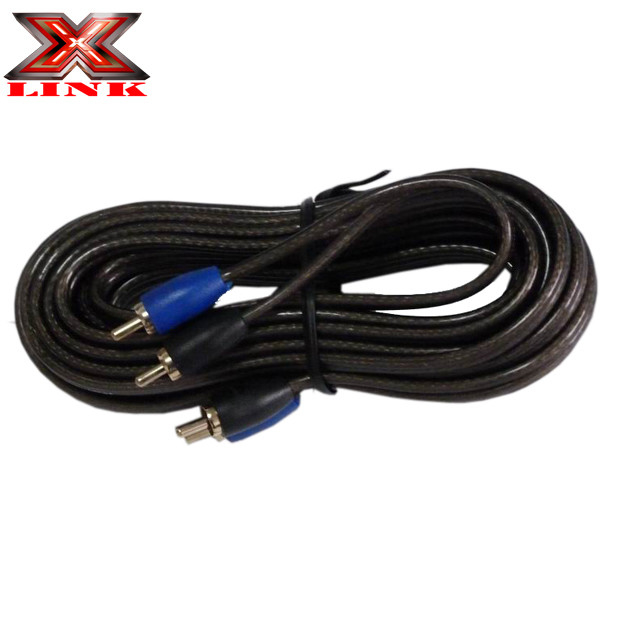 Cable audio RCA automatique Y adaptateur 0ft câbles RCA blindés avec matériau d'isolation PVC