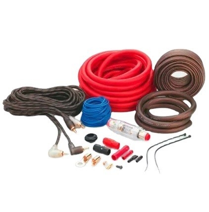 1128 Standard 4 Gauge OFC CCA Complete Amplificateur Installation du câblage Amplificateur Kit pour l'audio de voiture