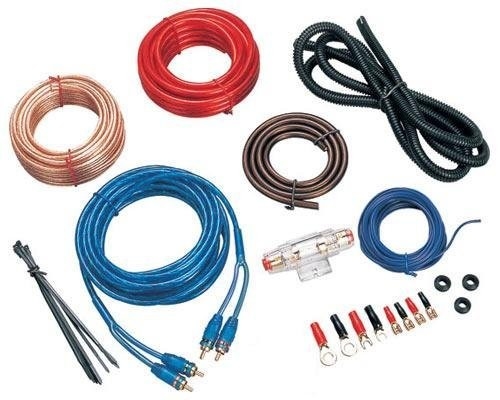Kit de câblage d'installation OFC pour l'amplificateur audio automobile de type connecteur coaxiale