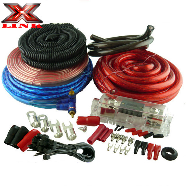 Kit de câblage d'amplificateur OFC Copper ou CCA 4GA pour audio de voiture Améliorez votre expérience sonore