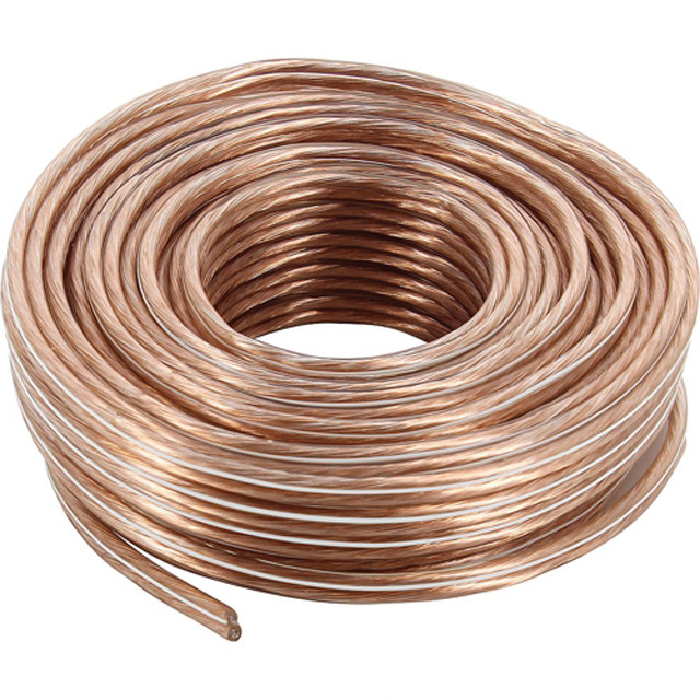 14 12 16AWG OFC Bare Copper High End Home Theater Audio Speaker câble avec une veste en PVC souple