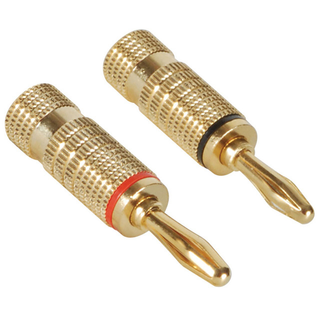 7.3mm Diamètre extérieur prise audio Jack Banana prises pour les systèmes de fils haut-parleurs