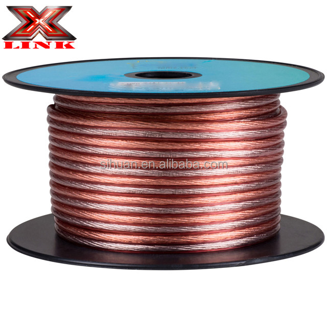 Connecteur en or 16 Gauge AWG câble haut-parleur pour les systèmes audio non blindés