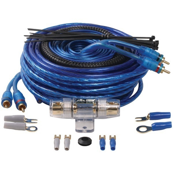Kit d'amplificateur audio pour voiture Haiyan Sihuan 4 Gauge CCA Installation pour véhicules