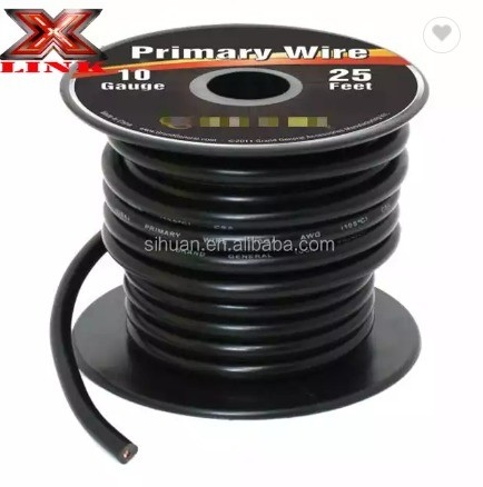 Combo de couleurs industriel 14 Gauge 6 Automotive basse tension fil primaire à usage général