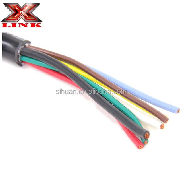 14 épaisseur Cable LED à basse tension en PVC flexible enfilé 10 12 14 16 18 épaisseur