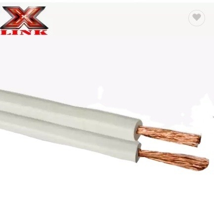 Cable électrique isolé en PVC pour lampes de maison flexibles, noir ou blanc