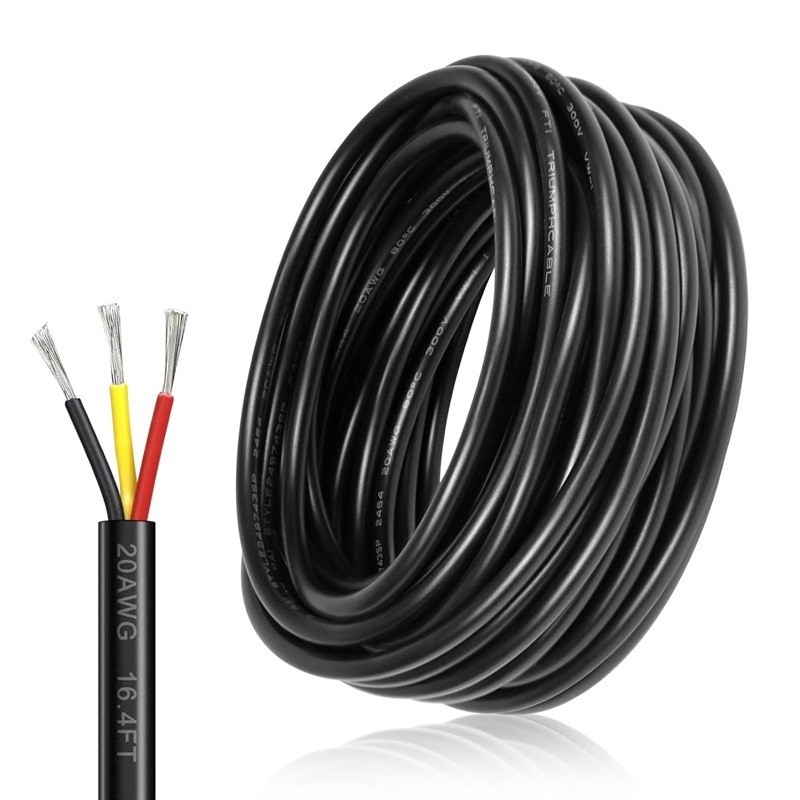 18AWG 2 conducteur 20AWG 3 conducteur fil électrique fil de cuivre en PVC