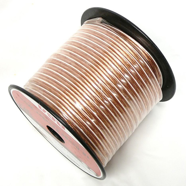 Cable de haut-parleur en cuivre OFC avec type de connecteur RCA et diamètre extérieur personnalisé