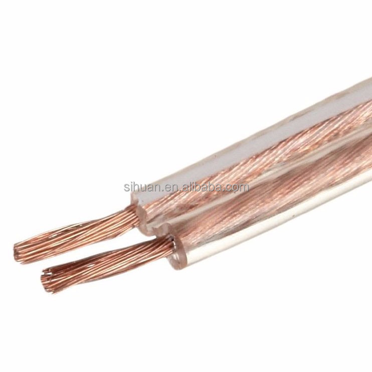 Cable à haut-parleur plat 18 AWG Cable plat avec connecteur RCA Type CE certifié