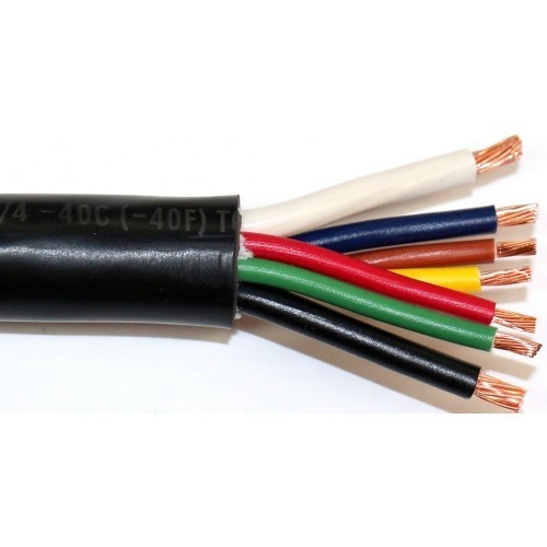 Cable de remorque 14 épaisseur 7 voies câble d'extension de conducteur PVC isolé 14/7