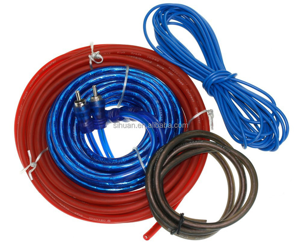 Couleur personnalisable du câble et connecteurs RCA