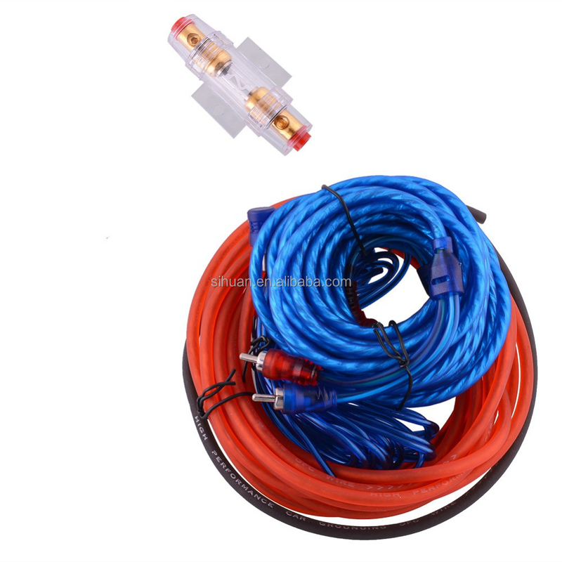 Kit d'alimentation de l'amplificateur de voiture CCA 8ga pour des performances et une installation facile
