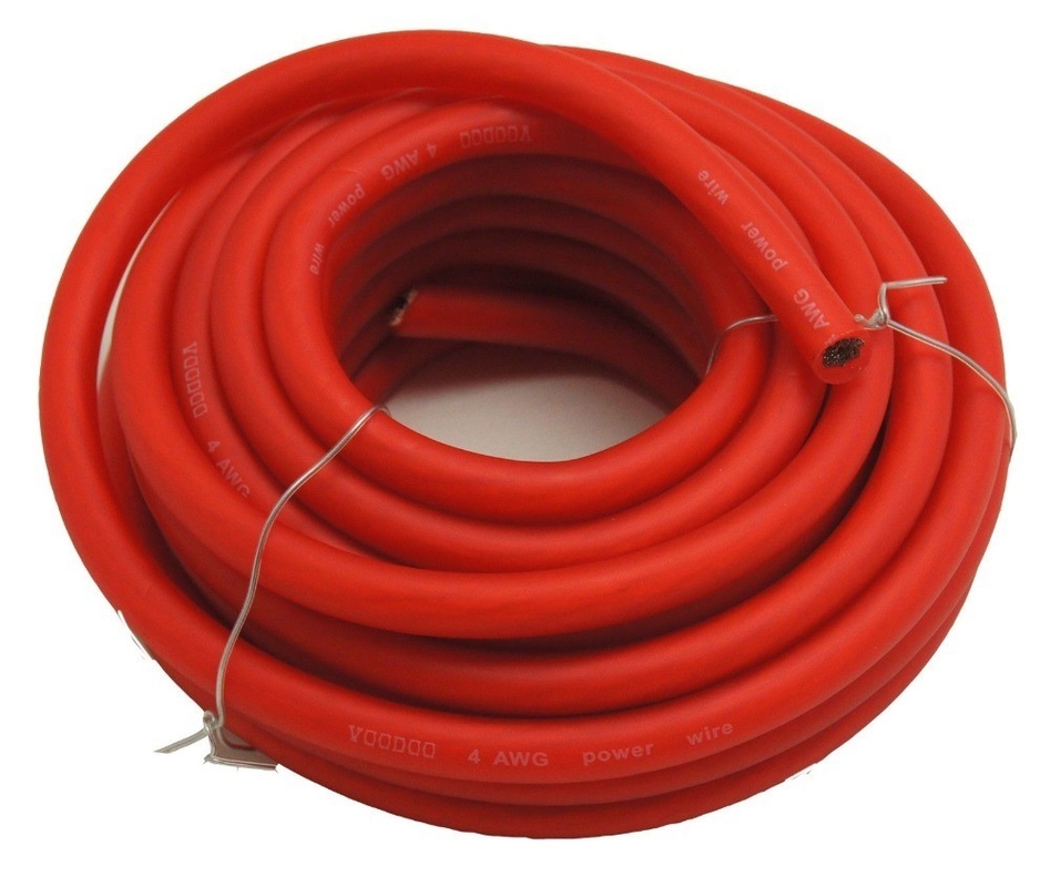 Cable de batterie audio de voiture avec haut-parleur de n'importe quelle couleur