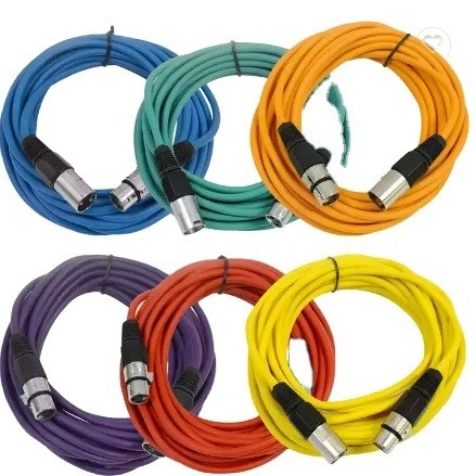 24AWG PVC Isolation XLR DMX câble pour microphones, stations radio et haut-parleurs