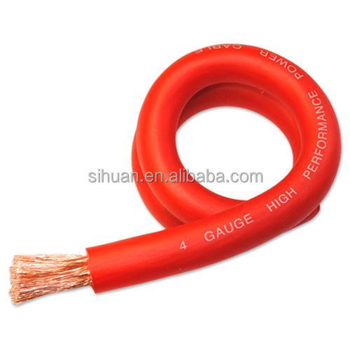 Cable d'alimentation audio haut de gamme en PVC à faible tension CCA pour les systèmes audio automobiles