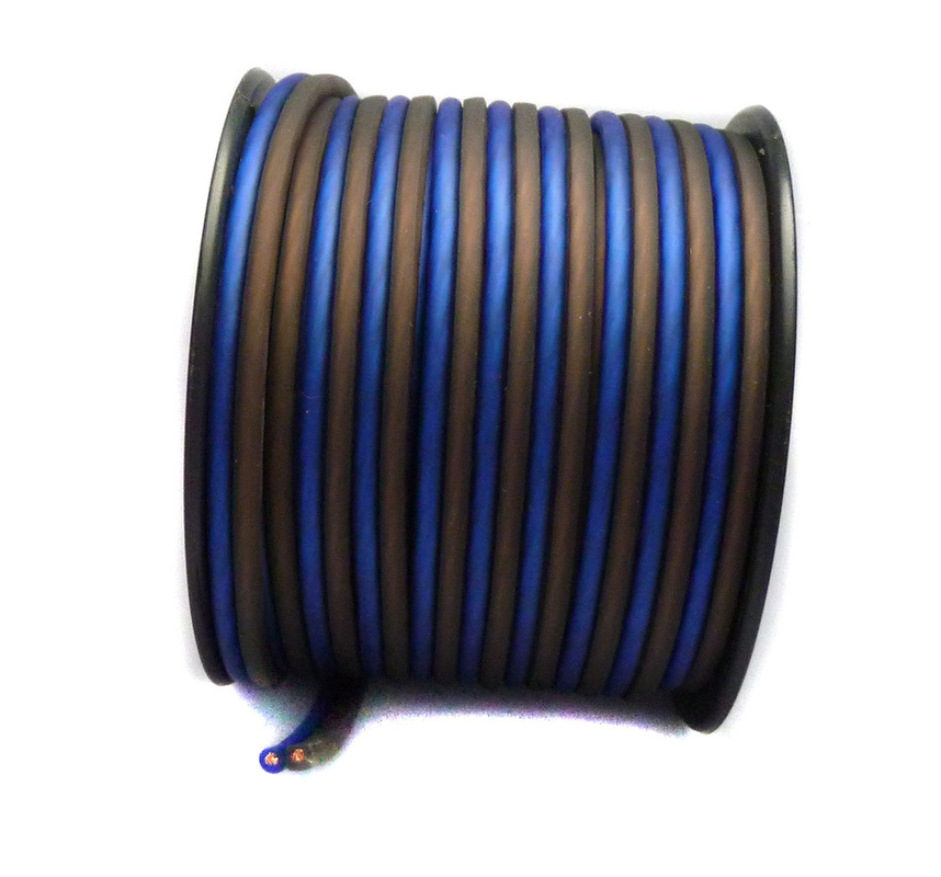 10 12 14 16 calibre AWG OFC cuivre cca rouge noir câble de haut-parleur de voiture flexible