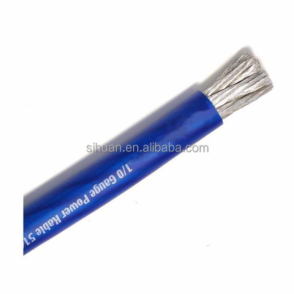 0.4-10 Étendue conducteur de cuivre veste PVC câble d'alimentation audio pour voiture pour véhicules électriques